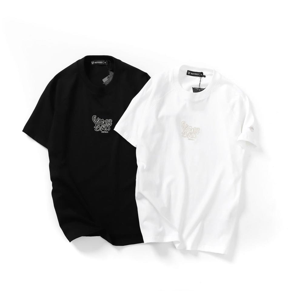 ÁO THUN REGULAR FIT COTTON 2C THÊU CHỮ SUMMER DAY